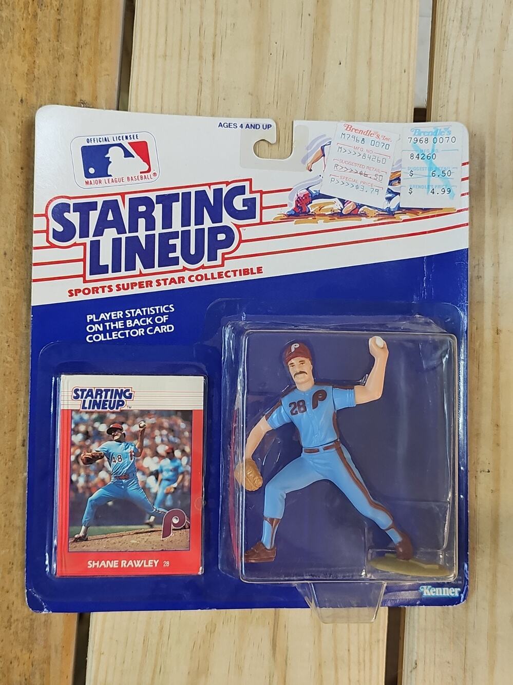 1988 Rookie Sole Starting Lineup SLU MLB - Shane Rawley Philadelphia Phillies